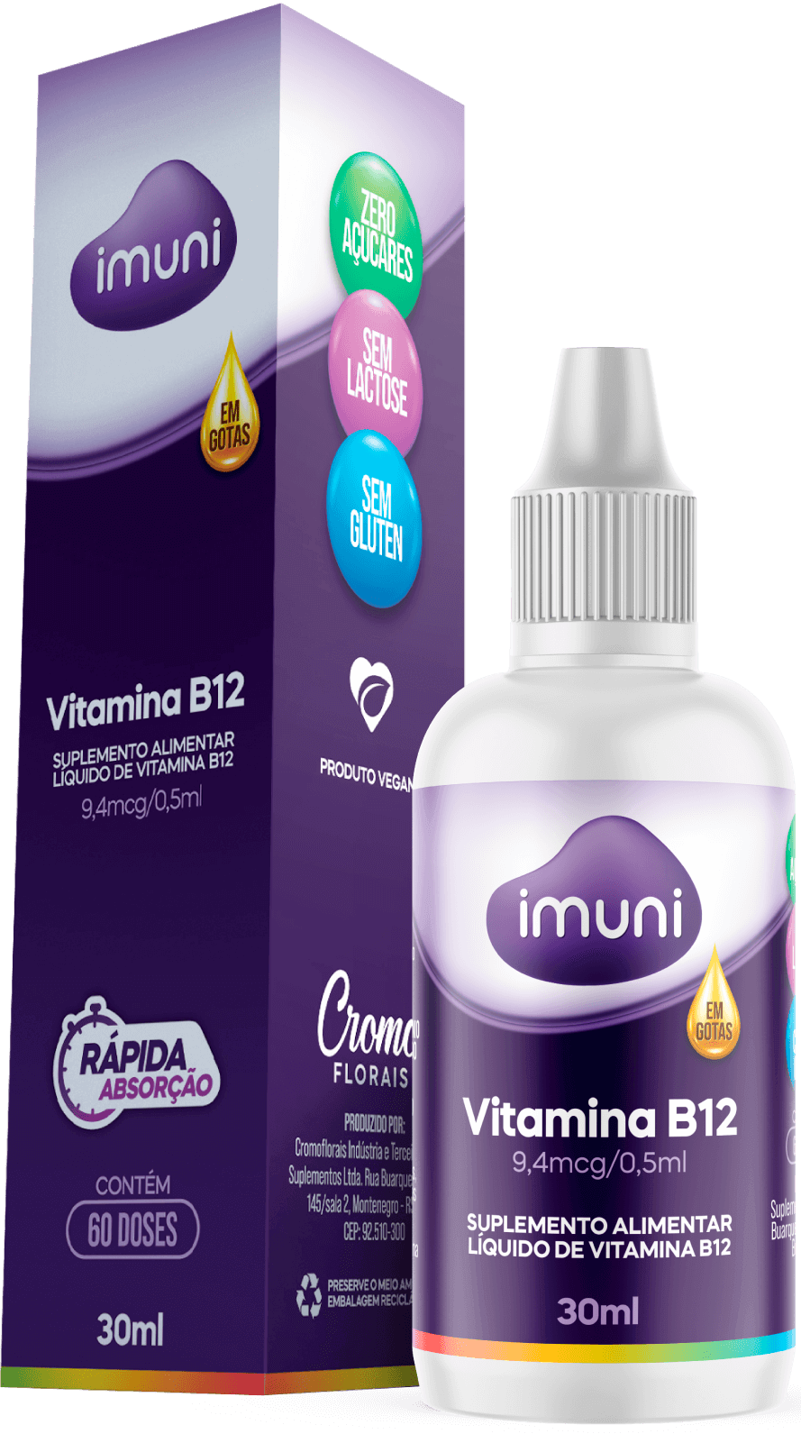 Vitamina B12 9,94 mcg / 0,5 ml (10 gotas)